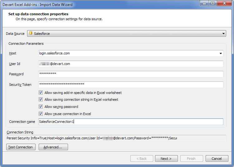 screenshot of Excel Add-ins